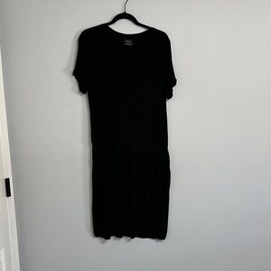 32 Degrees Black T-Shirt Dress